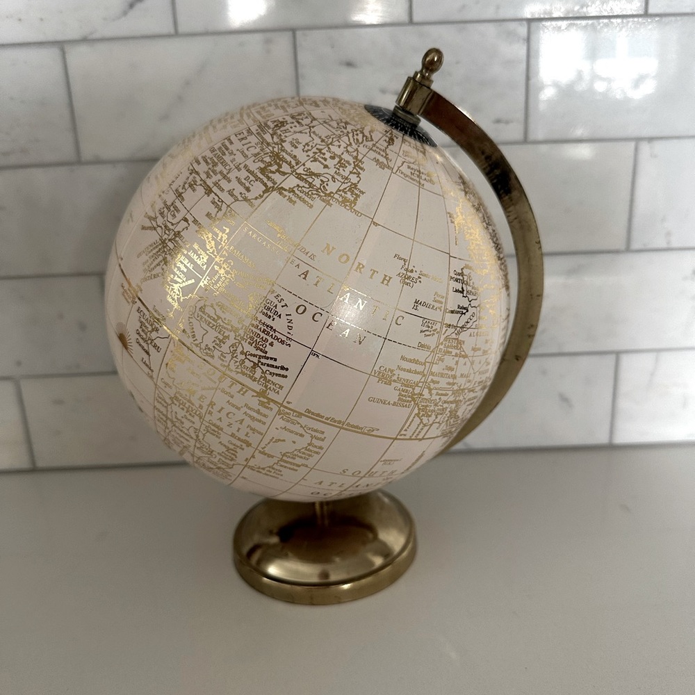Blush & Gold Globe